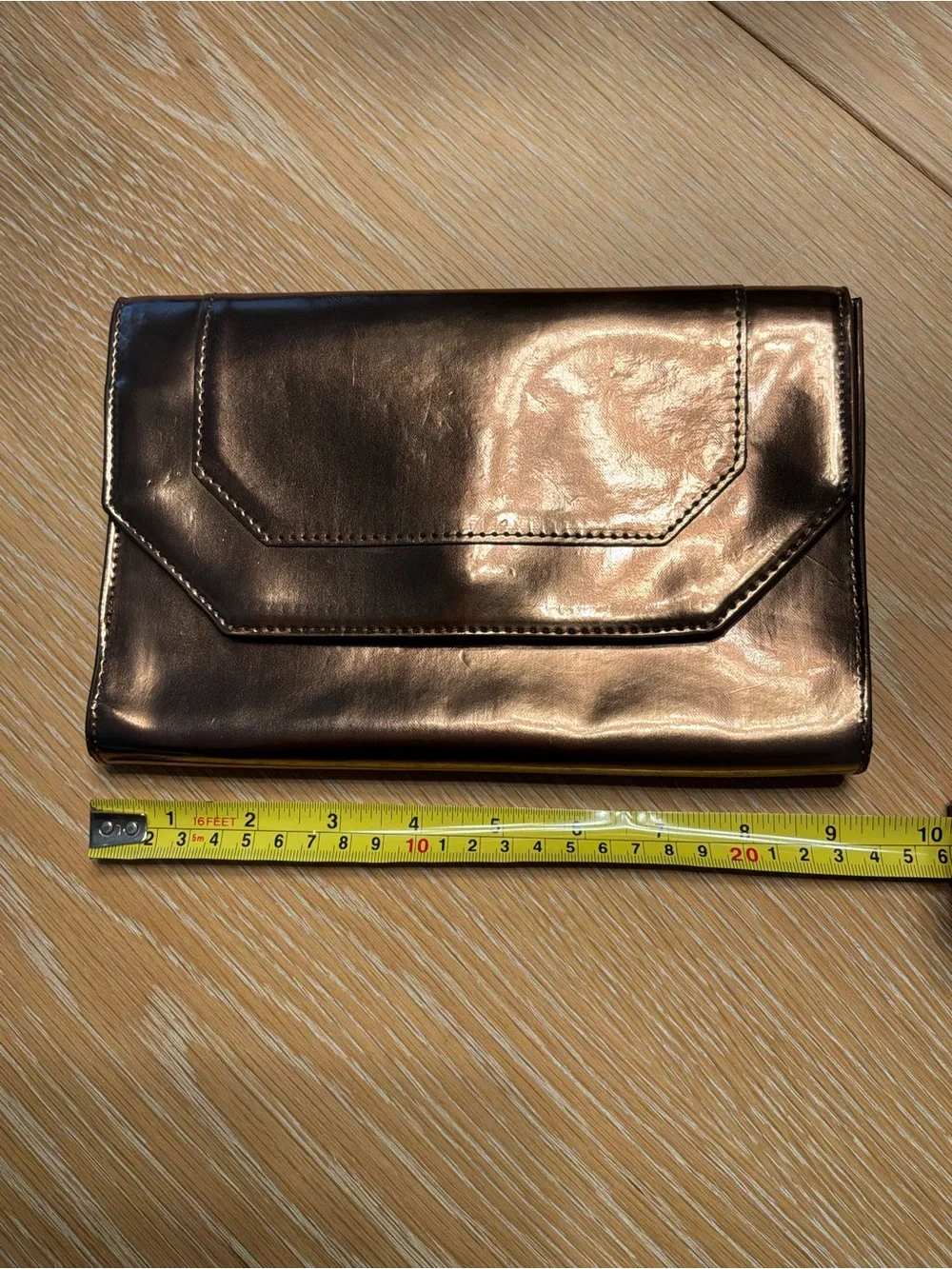BCBGMaxAzria shiny metallic